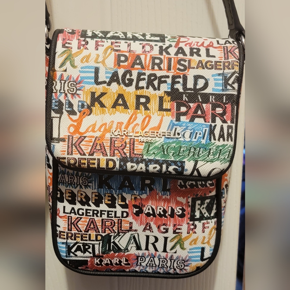Karl Lagerfeld Graffiti print small bag/crossbody
